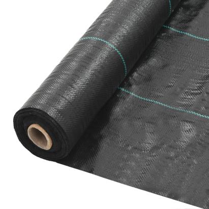 Membrană antiburuieni & antirădăcini, negru, 2 x 50 m, PP GartenMobel Dekor