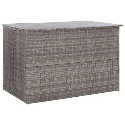 Ladă de depozitare de grădină, gri, 150x100x100 cm, poliratan GartenMobel Dekor