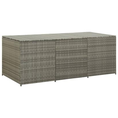 Ladă de depozitare de grădină, gri, 180x90x70 cm, poliratan GartenMobel Dekor