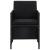 Set mobilier de exterior cu perne, 11 piese, negru, poliratan GartenMobel Dekor