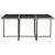 Set mobilier de exterior cu perne, 11 piese, gri, poliratan GartenMobel Dekor