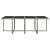 Set mobilier de exterior cu perne, 13 piese, gri, poliratan GartenMobel Dekor