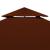 Acoperiș de pavilion, 2 niveluri, cărămiziu, 4x3 m, 310 g/m² GartenMobel Dekor