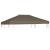 Acoperiș pentru pavilion, 3 x 3 m, gri taupe, 310 g/m² GartenMobel Dekor