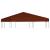 Acoperiș pentru pavilion, 3 x 3 m, cărămiziu, 310 g/m² GartenMobel Dekor