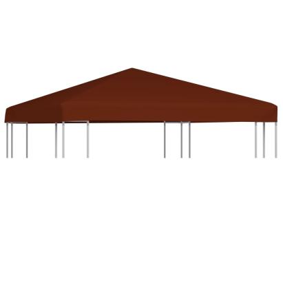 Acoperiș pentru pavilion, 3 x 3 m, cărămiziu, 310 g/m² GartenMobel Dekor