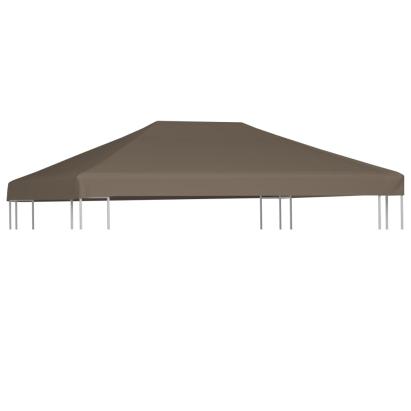 Acoperiș pentru pavilion, 310 g/m², gri taupe, 3 x 4 m GartenMobel Dekor
