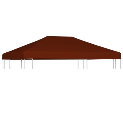 Acoperiș pentru pavilion, 310 g/m², cărămiziu, 3 x 4 m GartenMobel Dekor