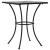 Masă de bistro mozaic, negru și alb, 60 cm, ceramică GartenMobel Dekor