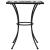 Masă de bistro mozaic, negru și alb, 60 cm, ceramică GartenMobel Dekor