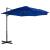 Umbrelă suspendată cu stâlp aluminiu, albastru azuriu, 300 cm  GartenMobel Dekor