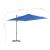 Umbrelă în consolă stâlp din oțel, albastru azuriu, 250x250 cm GartenMobel Dekor