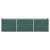 Strat înălțat de grădină verde 240 x 40 x 45 cm oțel galvanizat GartenMobel Dekor