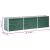 Strat înălțat de grădină verde 240 x 40 x 45 cm oțel galvanizat GartenMobel Dekor
