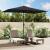 Umbrelă de soare cu stâlp metalic, negru, 300 x 200 cm GartenMobel Dekor