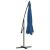 Umbrelă suspendată cu stâlp din aluminiu, albastru, 350 cm GartenMobel Dekor