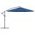 Umbrelă suspendată cu stâlp din aluminiu, albastru, 350 cm GartenMobel Dekor