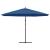 Umbrelă suspendată cu stâlp din aluminiu, albastru, 350 cm GartenMobel Dekor