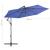 Umbrelă suspendată cu stâlp din aluminiu, albastru, 300 cm GartenMobel Dekor