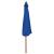 Umbrelă de soare de exterior, stâlp din lemn, albastru, 350 cm GartenMobel Dekor