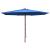 Umbrelă de soare de exterior, stâlp din lemn, albastru, 350 cm GartenMobel Dekor