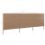 Paravan anti-vânt cu 3 panouri, gri taupe, 400 x 80 cm, textil GartenMobel Dekor