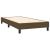Pat box spring cu saltea, maro închis, 80x200 cm, textil GartenMobel Dekor