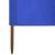 Paravan anti-vânt cu 5 panouri, azur, 600 x 120 cm, textil GartenMobel Dekor