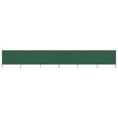 Paravan anti-vânt cu 6 panouri, verde, 800 x 120 cm, textil GartenMobel Dekor