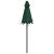 Umbrelă de soare, verde, 200 x 224 cm, aluminiu GartenMobel Dekor