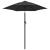 Umbrelă de soare, antracit, 200 x 224 cm, aluminiu GartenMobel Dekor