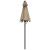 Umbrelă de soare, gri taupe, 200 x 224 cm, aluminiu GartenMobel Dekor
