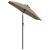 Umbrelă de soare, gri taupe, 200 x 224 cm, aluminiu GartenMobel Dekor