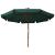 Umbrelă de soare de exterior, stâlp din lemn, verde, 330 cm GartenMobel Dekor