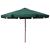 Umbrelă de soare de exterior, stâlp din lemn, verde, 330 cm GartenMobel Dekor
