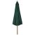 Umbrelă de soare de exterior, stâlp din lemn, verde, 330 cm GartenMobel Dekor