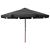 Umbrelă de soare de exterior, stâlp din lemn, antracit, 330 cm GartenMobel Dekor