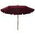 Umbrelă de soare de exterior, stâlp lemn, roșu burgund, 330 cm GartenMobel Dekor