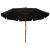 Umbrelă de soare de exterior, stâlp din lemn, negru, 330 cm GartenMobel Dekor