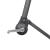 Umbrelă de soare suspendată, negru, 3 m, stâlp de aluminiu GartenMobel Dekor