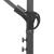 Umbrelă de soare suspendată, negru, 3 m, stâlp de aluminiu GartenMobel Dekor