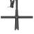 Umbrelă de soare suspendată, negru, 3 m, stâlp de aluminiu GartenMobel Dekor