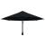 Umbrelă de soare de perete cu stâlp metalic, negru, 300 cm GartenMobel Dekor