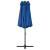 Umbrelă soare exterior cu stâlp aluminiu, albastru, 460x270 cm GartenMobel Dekor
