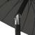 Umbrelă de soare de exterior, stâlp aluminiu, antracit, 270 cm GartenMobel Dekor
