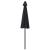Umbrelă de soare de exterior, stâlp aluminiu, negru, 270 cm GartenMobel Dekor
