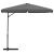 Umbrelă soare de exterior, stâlp din oțel, antracit, 300x250 cm GartenMobel Dekor