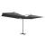 Umbrelă de soare cu stâlp din oțel, antracit, 250x250 cm GartenMobel Dekor