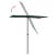 Umbrelă de soare de exterior, stâlp aluminiu, verde, 180x110 cm  GartenMobel Dekor