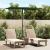 Umbrelă de soare de exterior, stâlp aluminiu, verde, 180x110 cm  GartenMobel Dekor